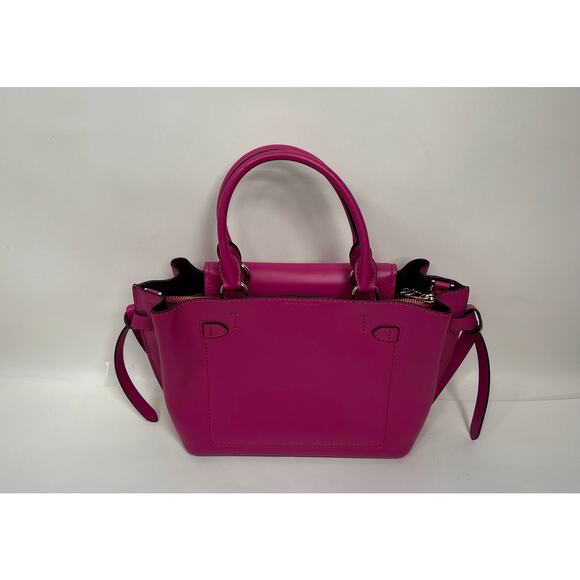 Michael Kors Legacy Studded Leather Belted Satchel - Fuschia. “SOLD “ - Picture 2 of 7